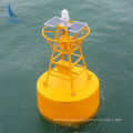 dia1.8 cylindrical Lighted Navigational Buoys boundary marker with radar reflector
